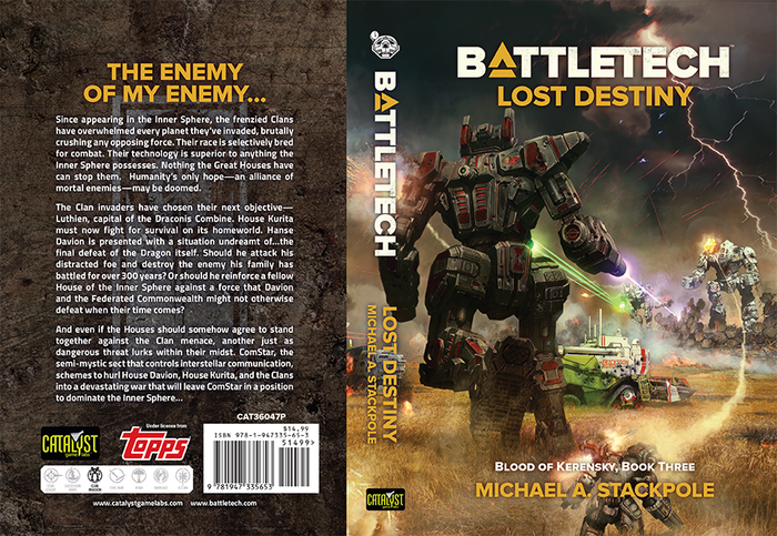 Kickstarter Update 152: Lost Destiny Cover, Tactical Dice, Strana Mechty, Deadlines und Reinfocements: Clan Invasion