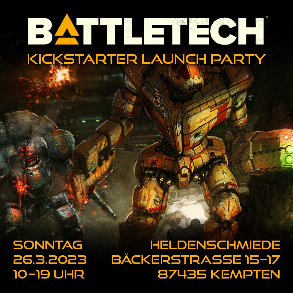Battletech Kickstarter Launch Partys in Deutschland (Update) HPG Station
